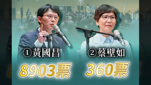 蔡壁如爭黨主席慘敗 得票率被酸爆「4%中的4%太猛啦」