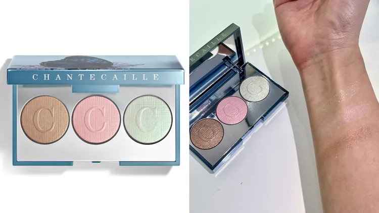 春遇舞蝶限量三色眼彩盤#Diana，3100元。左圖品牌提供、右圖張家玲攝