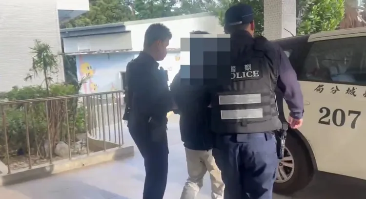 張男訊後遭警方依涉殺人未遂等罪嫌移送偵辦。警方提供