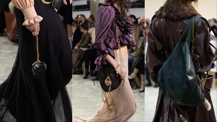 迷你口金包、愛心鎖頭包也都是配件亮點。品牌提供