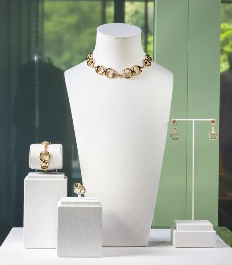 GUCCI頂級訂製展珠寶作品。品牌提供