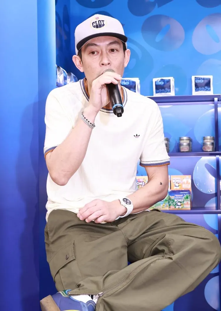 陳冠希身形消瘦。攝影中心攝