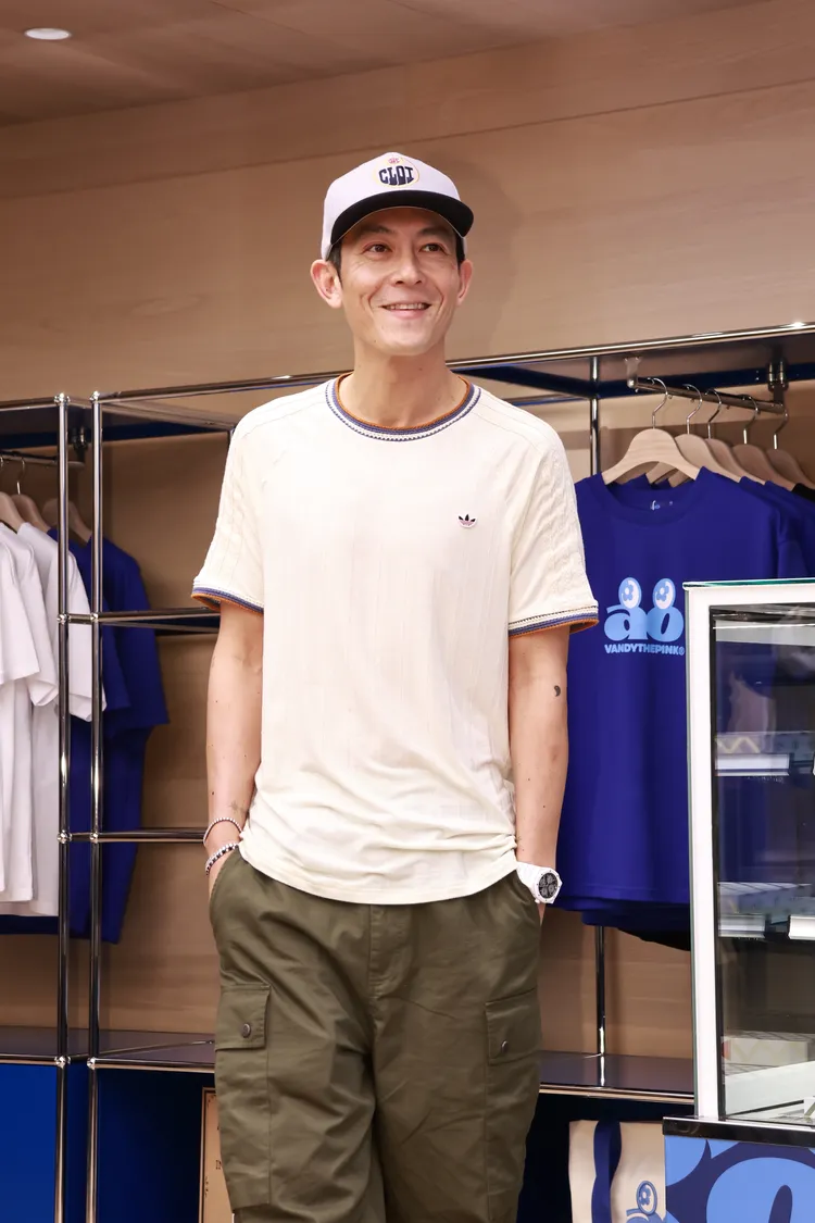 陳冠希現身自家咖啡廳開幕活動。攝影中心攝