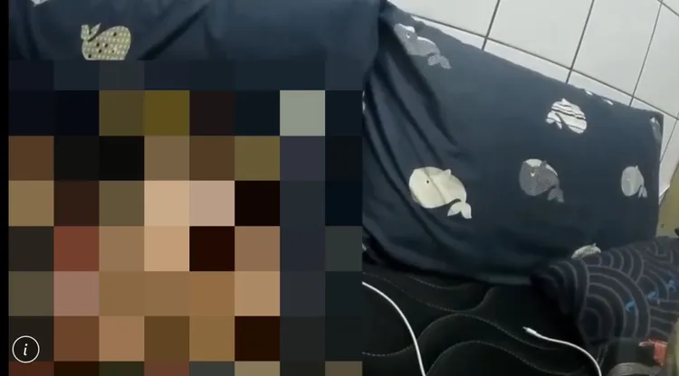 王大陸暗中尾隨毆打Uber司機的打手睡夢中被逮。翻攝畫面