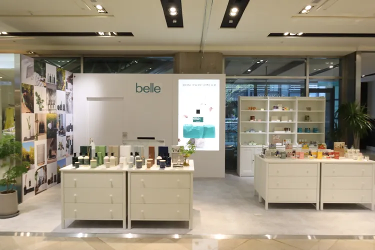 Belle精選香氛快閃店。品牌提供