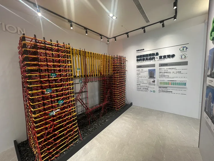 為著重結構安全，建案所有鋼筋均有國家級CNS材料認證。葉家銘攝