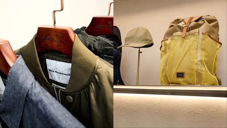 店內也有不同戶外機能服飾品牌可以入手。品牌提供