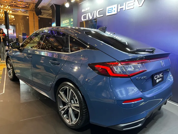 今日舉行的媒體活動現場另特別展出All-new CIVIC e:HEV，並預計於Q2在台上市。周奕豪攝