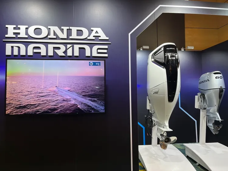 2024年Honda船外機藉由導入新產品BF350擴大品牌的知名度，並經由販促、廣宣活動等，銷售方面相較於2023年翻倍成長至43台。周奕豪攝