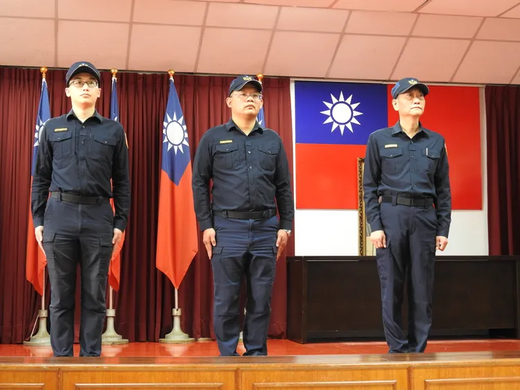 新莊分局5位主管異動。警方提供