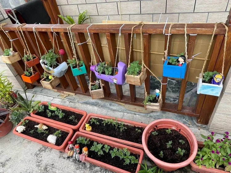 廚餘回收再利用，在家簡單自製有機堆肥。縣府提供