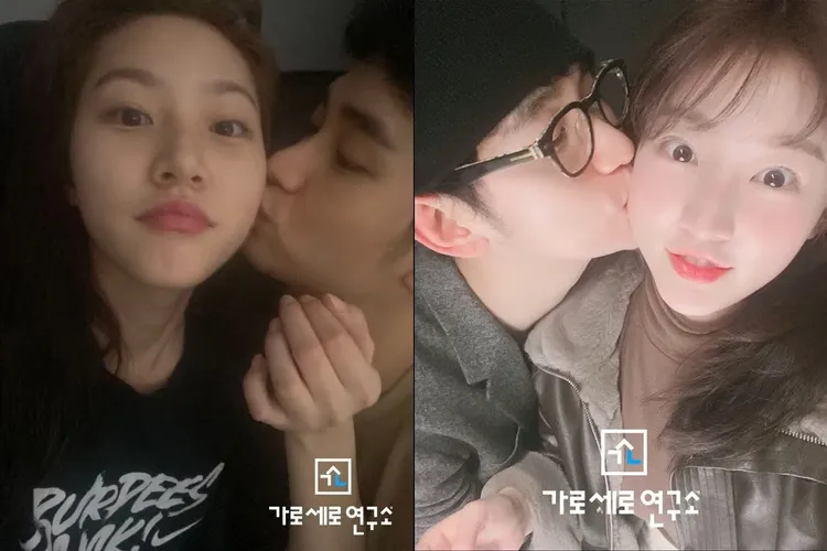 金秀賢連日被《橫豎研究所》公開與金賽綸交往時的親密照。翻攝YouTube