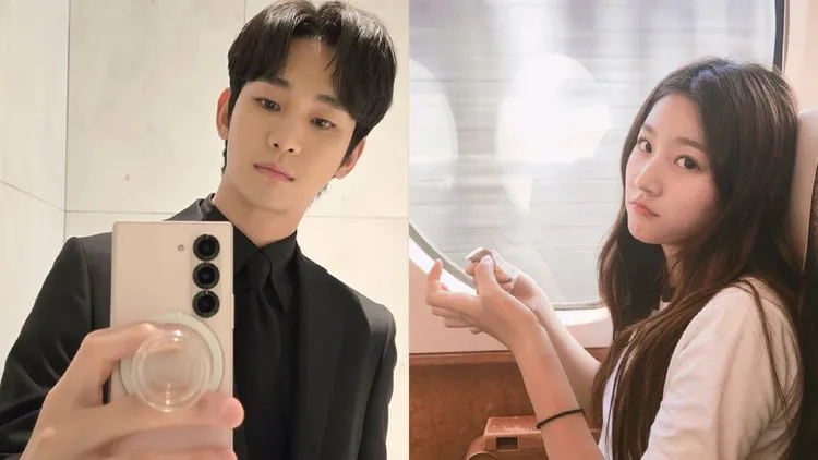 金秀賢（左）以前對金賽綸的調情訊息，都一一被公開。翻攝金秀賢IG、金賽綸IG