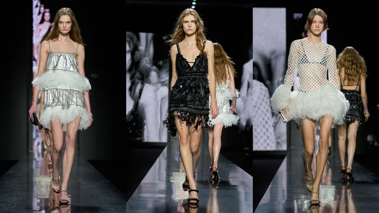 晚裝系列體現了Dolce&Gabbana招牌奢華魅惑感。品牌提供