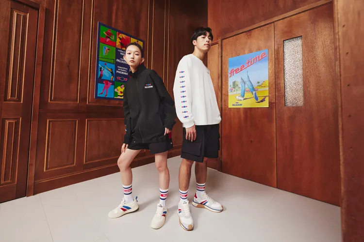 PALLADIUM本季推出RETRO SPORT復古運動鞋款與服飾系列。品牌提供