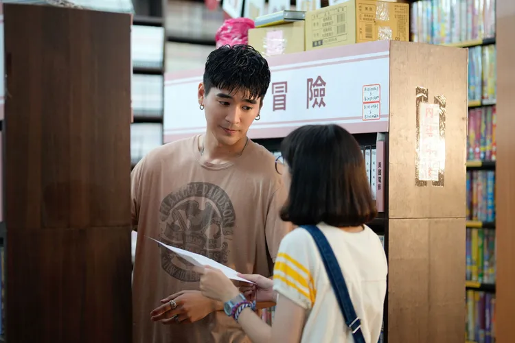 涂善存詮釋彆扭少男想對陳姸霏說聲「對不起」。興揚電影提供