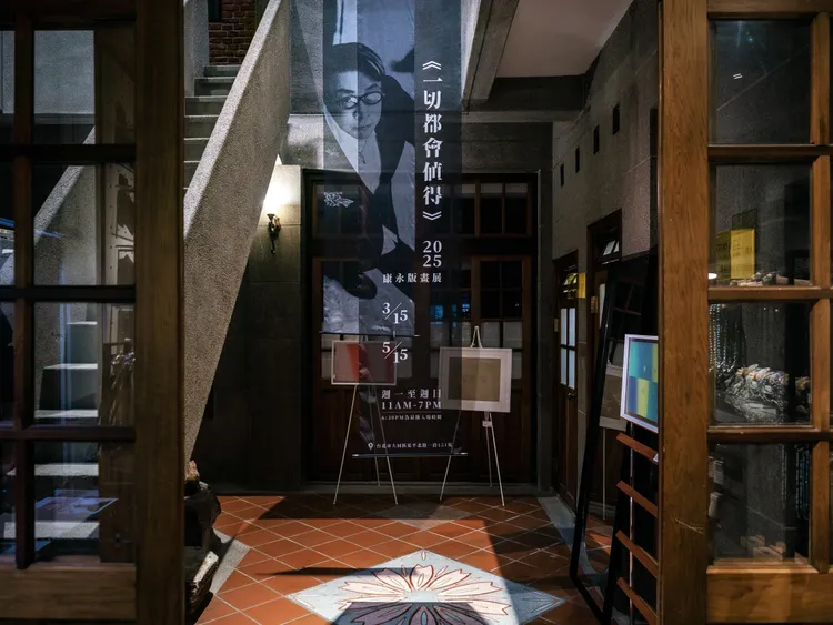 蔡康永這次辦展非常低調，選在咖啡廳就是希望作品可以走進人群。翻攝蔡康永臉書