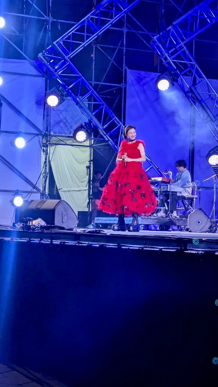廣末涼子美麗席捲大港開唱。圖／讀者提供