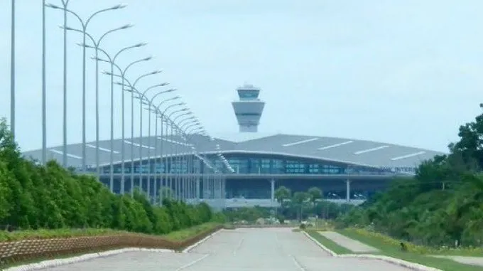 奈比多機場原貌。翻攝自X