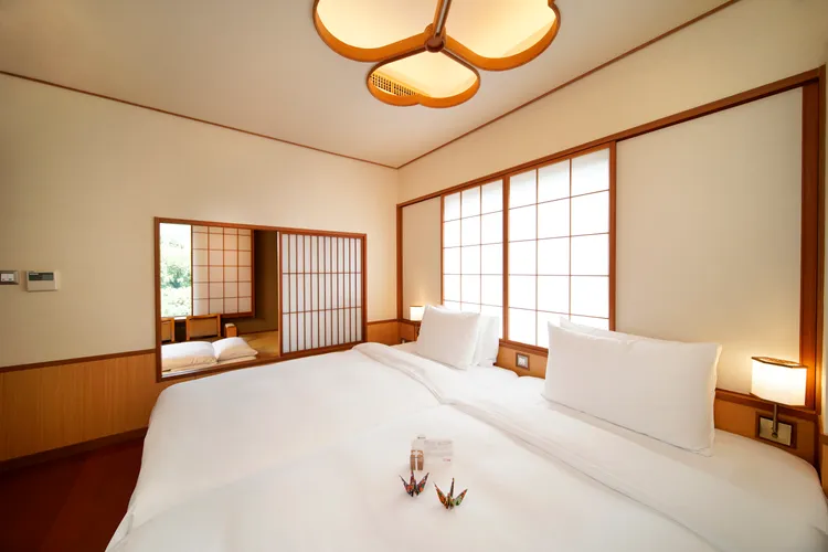 日勝生加賀屋園景雅緻套房(加床型)。業者提供