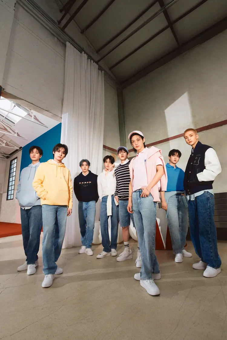 Stray Kids化身最帥學長團。品牌提供