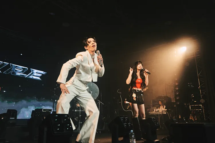 KIRE（左）邀請木木擔任嘉賓。圖／The Kid Who Flew翼有限公司提供