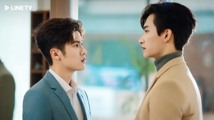 張家陞（左）與毛祁生的感情仍在發展中。LINE TV提供