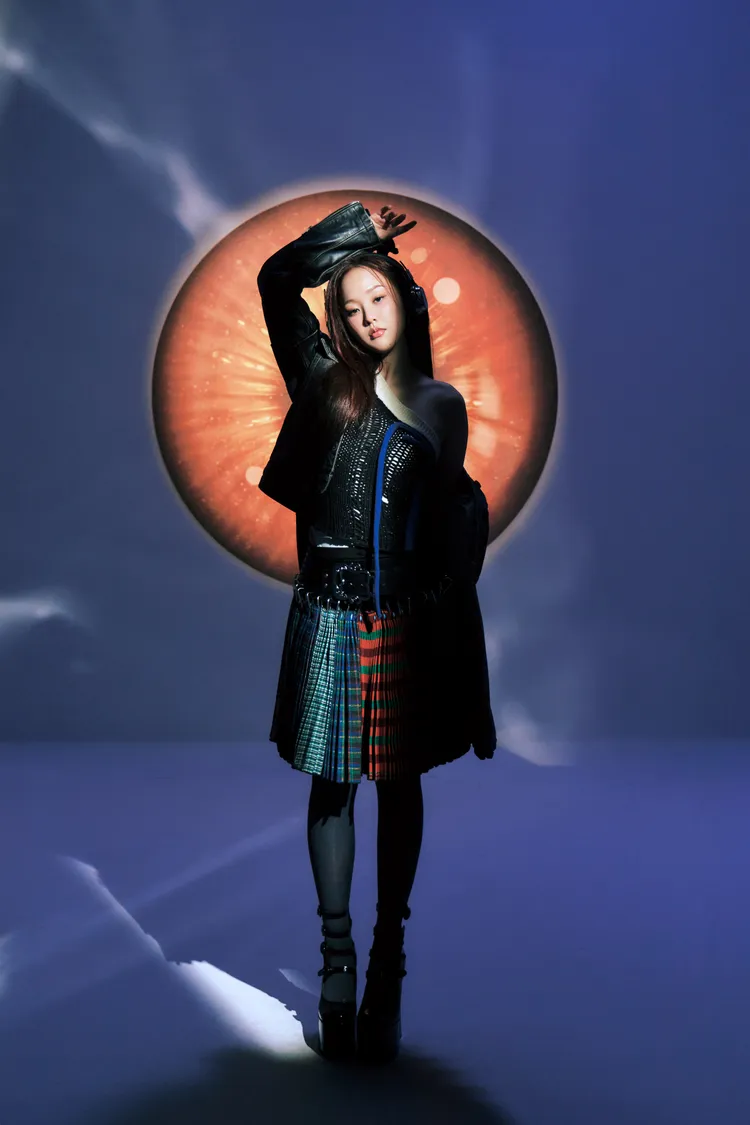 安吉拍攝MV一次到位，以超快速時間完成拍攝。圖／索尼音樂提供