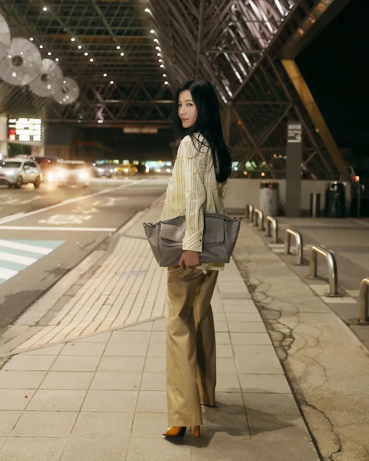 林熙蕾啟程前往巴黎時裝周。品牌提供