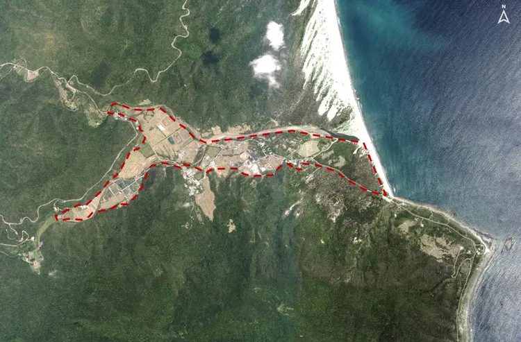 國科會26日發佈新聞稿，第一個國家火箭發射場定案落腳在屏東縣滿州鄉九棚村。縣府提供