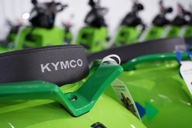 WeMo Fly是光陽為WeMo量身打造的車款。WeMo預計今年要讓全台要達到1萬輛的投放。彭欣偉攝