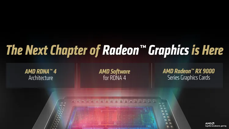 AMD發表新一代AMD RDNA 4架構及AMD Radeon RX 9000系列顯示卡，打造極致遊戲體驗。AMD提供