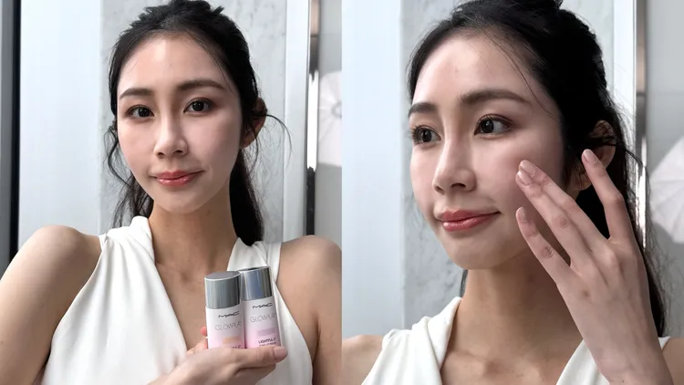 M.A.C超漾光高防曬妝前乳。張家玲攝