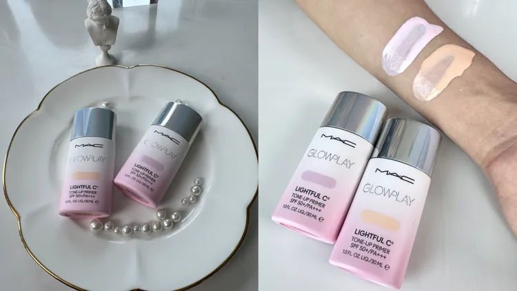 M.A.C超漾光高防曬妝前乳。張家玲攝