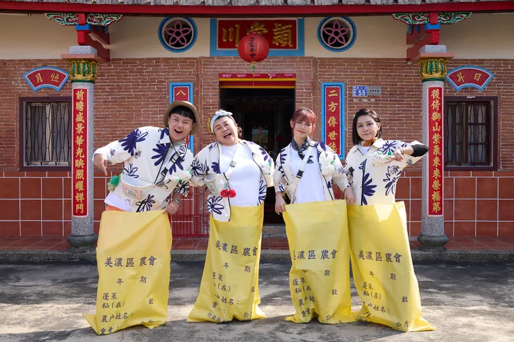 （左起）許富凱、林美秀、黃于庭、王彩樺。三立提供