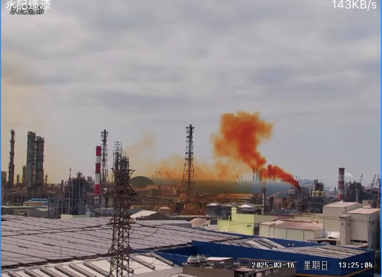 環保局AI辨視系統示警異常排放情形。環保局提供