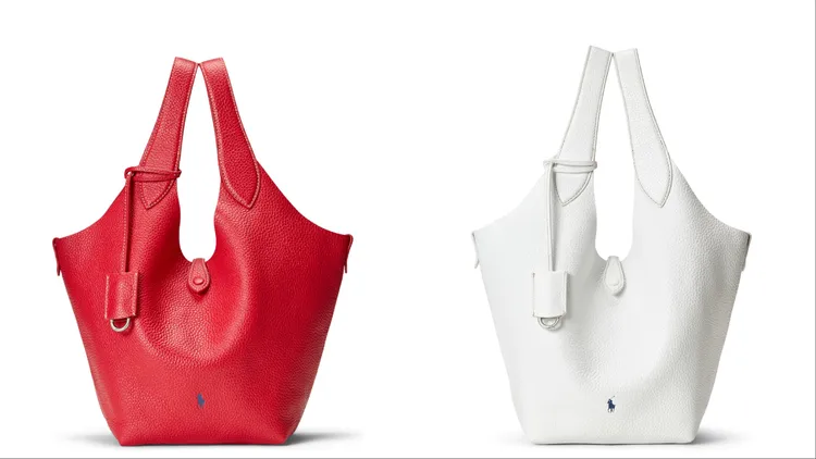 Polo Ralph Lauren Polo Play 皮革中型托特包，1萬8880元。品牌提供