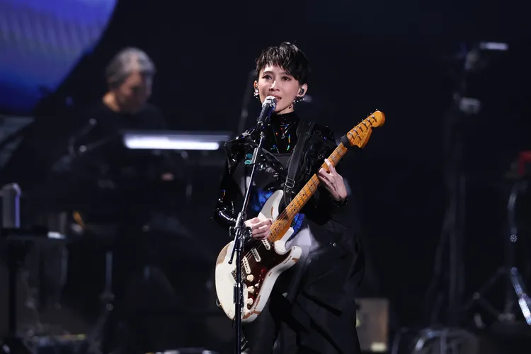 戴佩妮相隔9年在小巨蛋開唱。彭欣偉攝