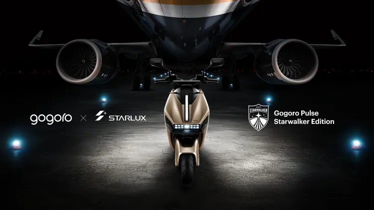 Gogoro Pulse Starwalker Edition星宇航空特仕版，特別由星宇航空董事長張國煒親自參與設計。gogoro提供

