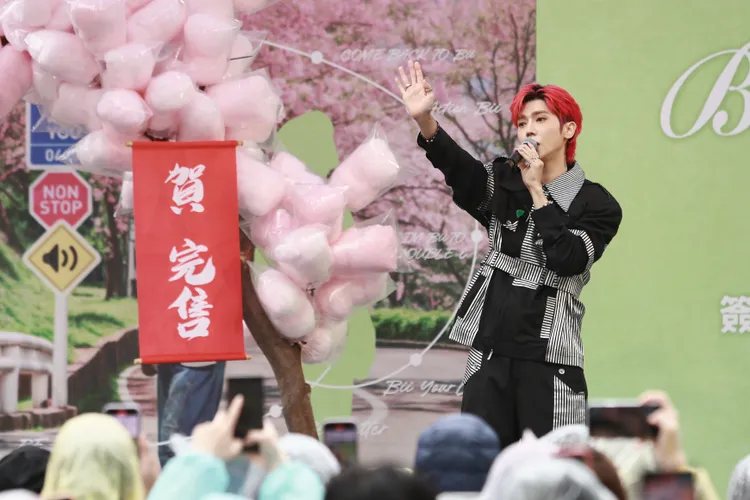 畢書盡北流演唱會銷售開紅盤。彭欣偉攝