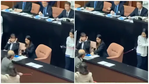 柯建銘拐杖「射中徐巧芯」影片曝光!她曬驗傷單斥瘋魔