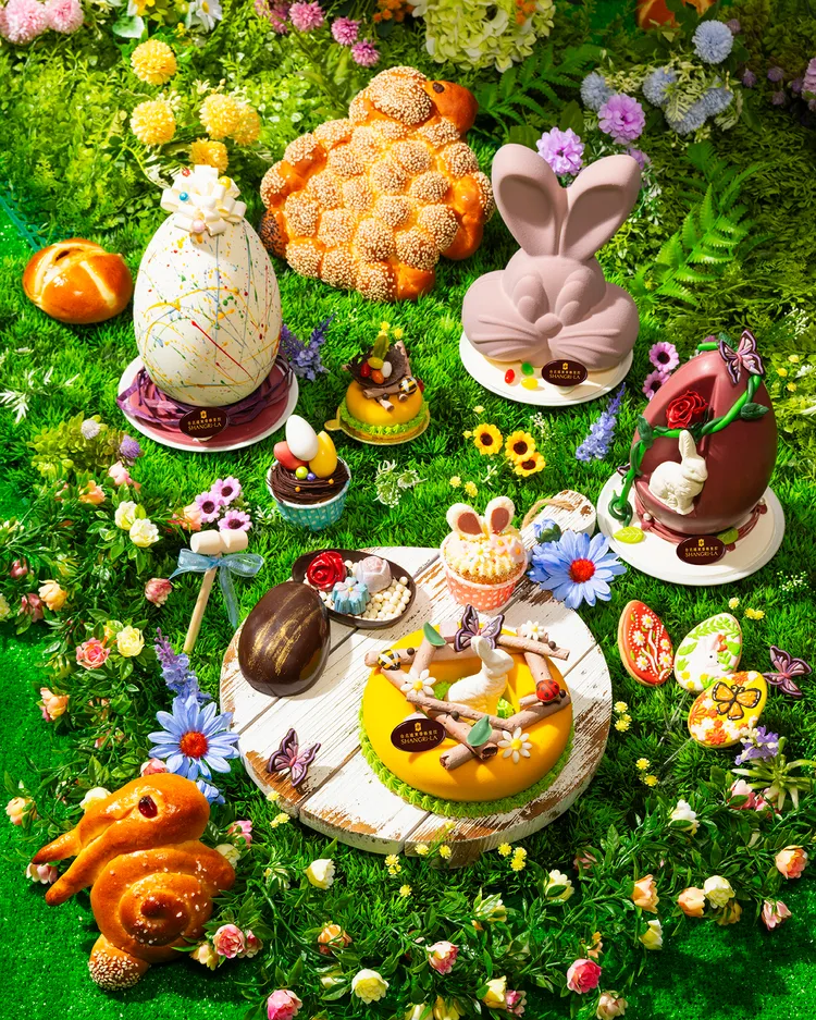 台北遠東香格里拉以「春日童話」為靈感，即日起至4/20於The Cake Room推出限定甜點。主廚將森林奇境幻化為甜點藝術，透過精湛手藝與創意設計，打造充滿儀式感的復活節甜點體驗。台北遠東香格里拉提供