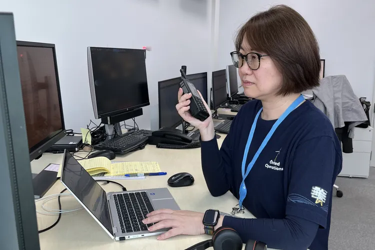 Megan在沃旭擔任運維海事協調員，負責海上作業船隻和人員的調度與溝通。沃旭能源提供