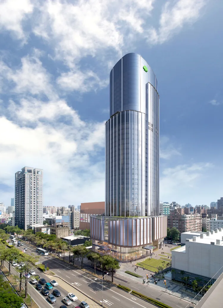 「置地廣場 台中」將成為台中新一代地標性建築。台北101提供
