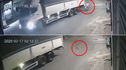 驚悚影片|直衝擦撞左轉貨車 騎士「左腿削斷噴飛」慘死