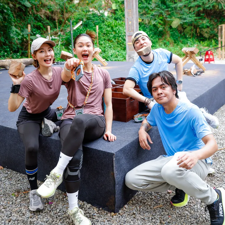 左起林莎、文姿云、超認真少年、喬瑟夫。公視提供