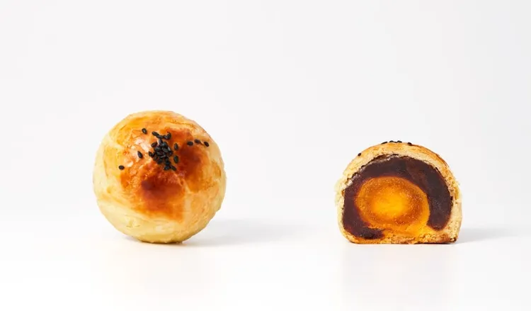 林記糕餅舖人氣蛋黃酥。店家提供