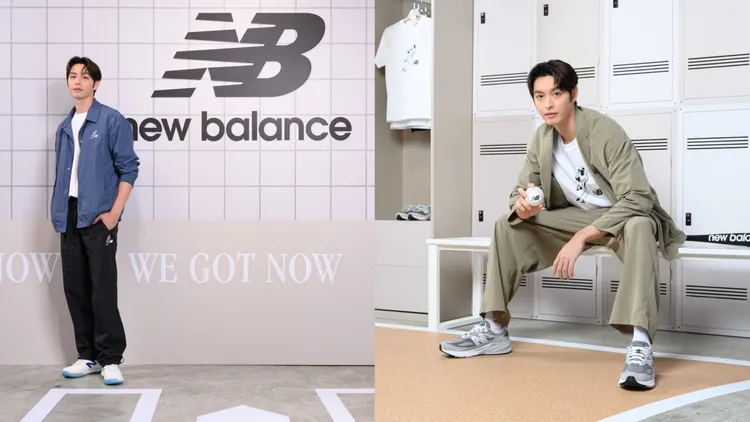 同樣為棒球員出身的曹佑寧換上聯名系列後特別有感。品牌提供