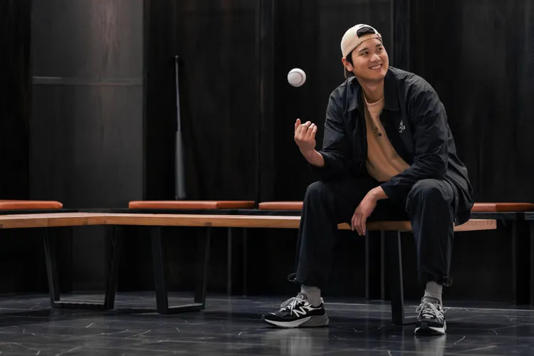 大谷翔平換上新品親自替自己的聯名系列帶貨。品牌提供