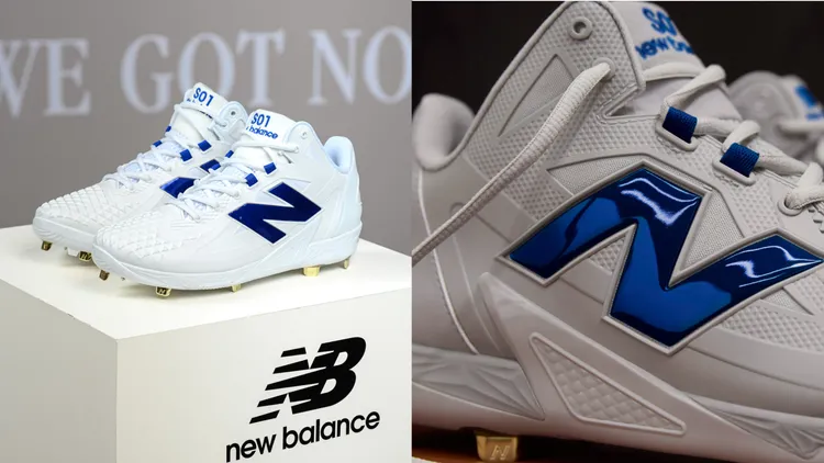 全台首次發行的簽名棒球釘鞋「Ohtani 1」，採用一體成型的CPU鞋面搭配FuelCell科技中底。品牌提供